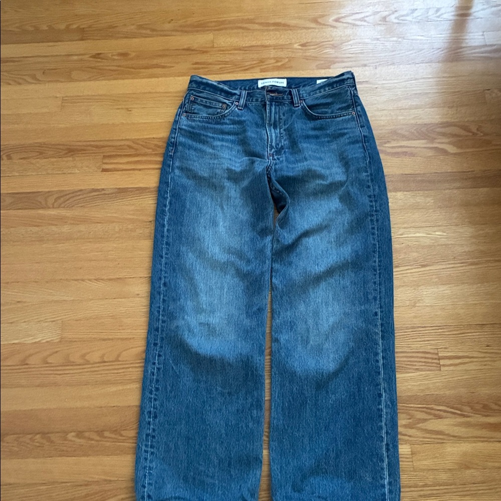 Denim Forum jeans wide leg lightly worn size 27